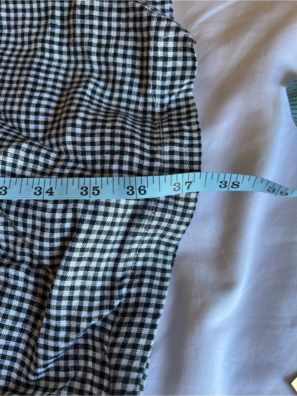 Quince 100% European Linen Maxi Skirt Gingham - Picture 7 of 9